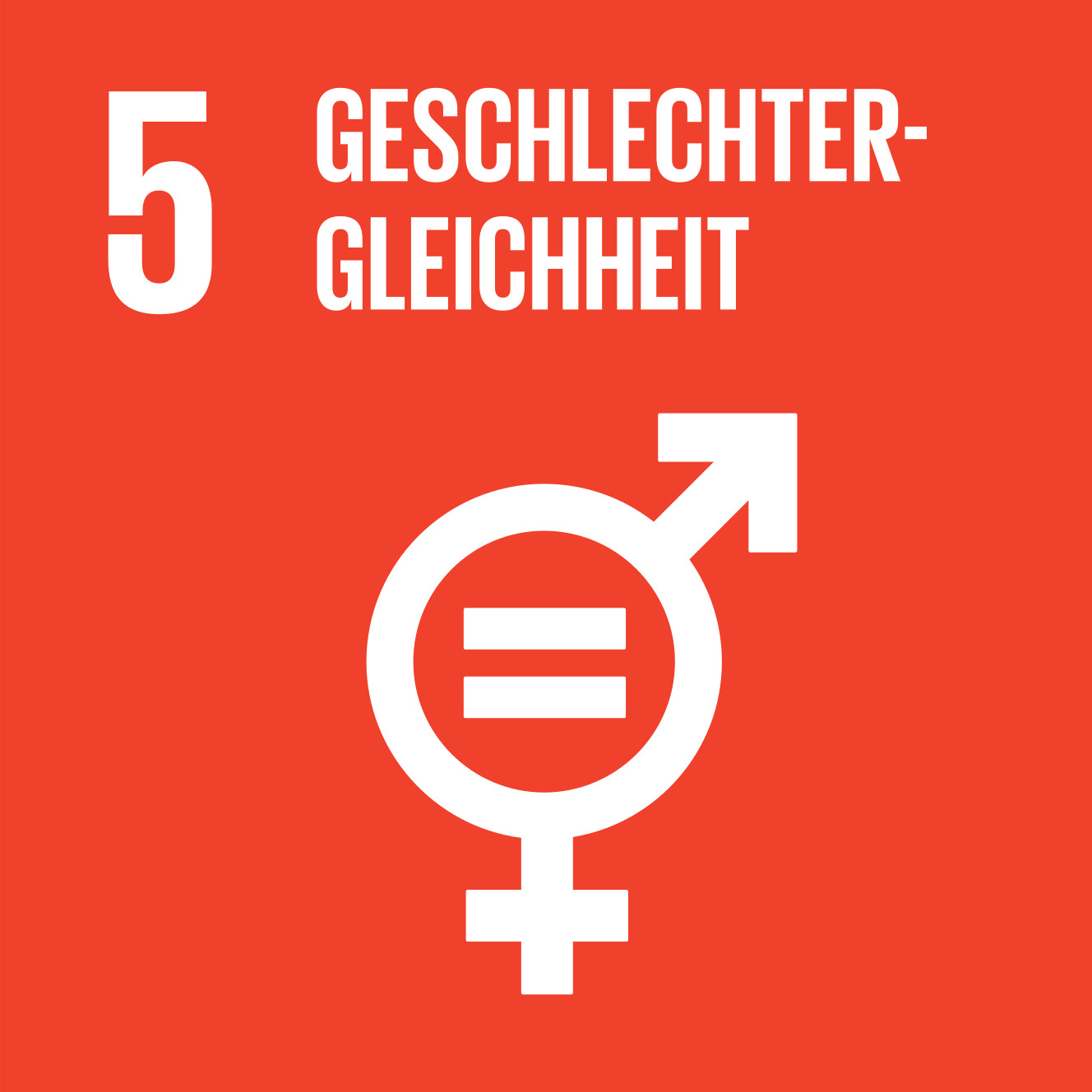 Icon SDG 5: Geschlechtergleichstellung